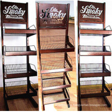 Customized Design Metal Floor Rack Displays